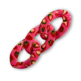 48 - Maillon 29MM, Design motif Fraises