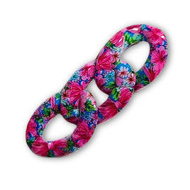 46 - Maillon 29MM, Design motif Fleurs