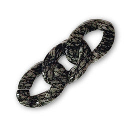 43 - Maillon 29MM, Design motif Marbre noir