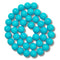 43- Boules en verre 10mm, Turquoise