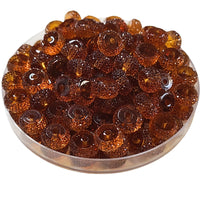 46- Rondelles scintillantes DiscoDisk, Caramel transparent