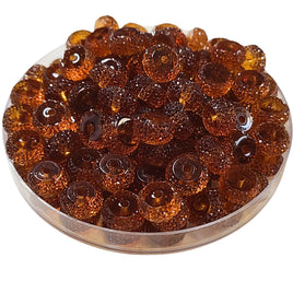 46- Rondelles scintillantes DiscoDisk, Caramel transparent