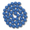 46- Boules en verre 10mm, Bleuet