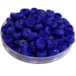 48- Rondelles scintillantes DiscoDisk, Bleu foncé