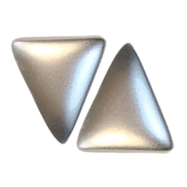 48- Khéops triangle à 2 trous, CCB Argent satin mat