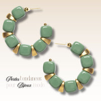 Séparateurs triangles arrondis en CCB, doré Réf CCB51