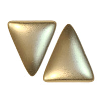 49- Khéops triangle à 2 trous, CCB Doré satin mat