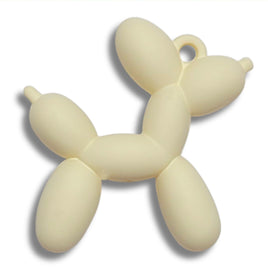 4 - Chien ballon pendentif, Ivoire Mat