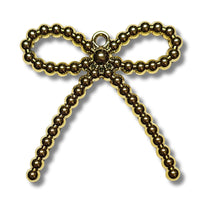 2 - Nœud pendentif, doré
