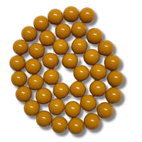 51- Boules en verre 10mm, Moka
