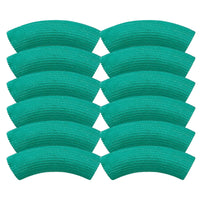 Perle tube incurvé cannelé, Jade Opalin