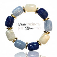 19 - Rolls cylindres en acrylique - Miel foncé marbré