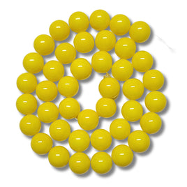 5- Boules en verre 10mm, Citron