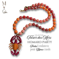 Kit collier - Collection Trésor de la Mer - Homard Bicolore