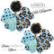 Kit boucles d'oreilles - Collection Gingko - Trio Turquoise