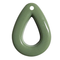 5 -Pendentif Goutte, Vert militaire