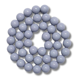 60- Boules en verre 10mm, Gris