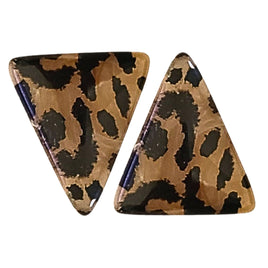 7- Khéops triangle à 2 trous, Léopard Topaze