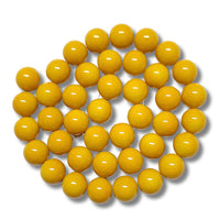 6- Boules en verre 10mm, Mangue
