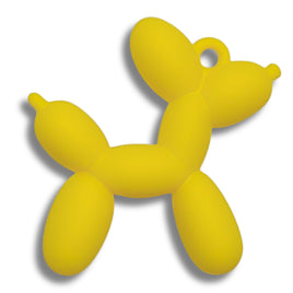 6 - Chien ballon pendentif, Citron foncé Mat