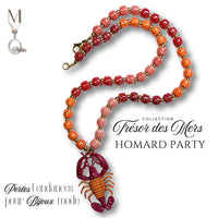 Kit collier - Collection Trésor de la Mer - Homard Bicolore