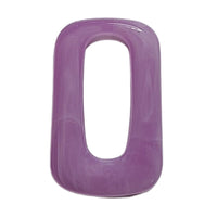 6- PRISME cabochons trapèzes, Lilas marbré