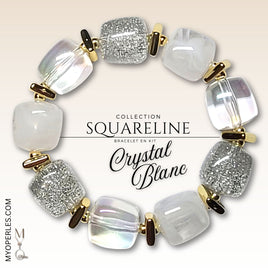 Kit bracelet  - Collection SquareLine - Crystal Blanc