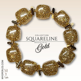 Kit bracelet  - Collection SquareLine - Gold