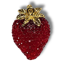 Breloques fraises, Rouge, Réf GOUR-28