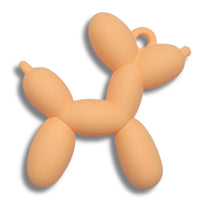 7 - Chien ballon pendentif, Abricot Mat