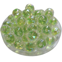 14 - Boules à facettes en acrylique, Vert clair 16MM