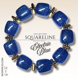 Kit bracelet  - Collection SquareLine - Electric blue