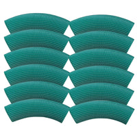 Perle tube incurvé cannelé, Jade