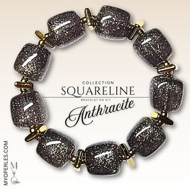 Kit bracelet  - Collection SquareLine - Anthracite