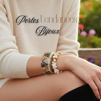 Séparateurs triangles arrondis en CCB, doré Réf CCB51