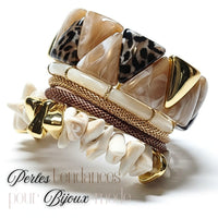 13- Khéops triangle à 2 trous, Persan marbré