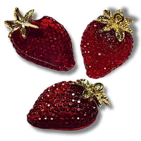 Breloques fraises, Vert clair, Réf GOUR-29