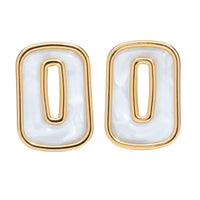 2- PRISME cabochons trapèzes, Nude marbré