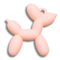 8 - Chien ballon pendentif, Pêche clair Mat