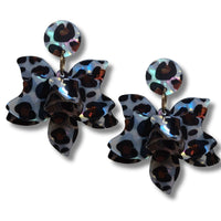 5 - Boucles d'oreilles 16MM - Léopard