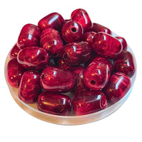 9 - Rolls cylindres en acrylique - Grenat marbré