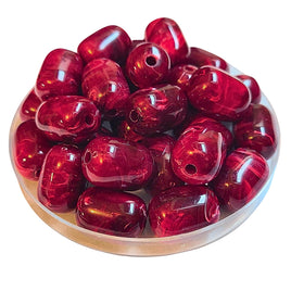 9 - Rolls cylindres en acrylique - Grenat marbré