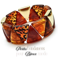 13- Khéops triangle à 2 trous, Persan marbré