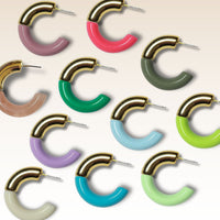 Supports courbes pour créoles C, CCB doré brillant