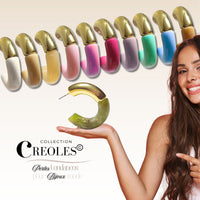 6 - Tubes courbes pour créoles C, Fuchsia
