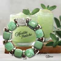 Kit bracelet  - Collection Cubik - Menthe fraîche