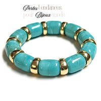 19 - Rolls cylindres en acrylique - Miel foncé marbré