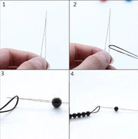 Aiguille fine pour enfiler les perles