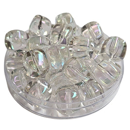 45- Ice Cube Glaçon, Crystal AB marbré