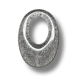 10 -Pendentif Goutte, Glitter argent